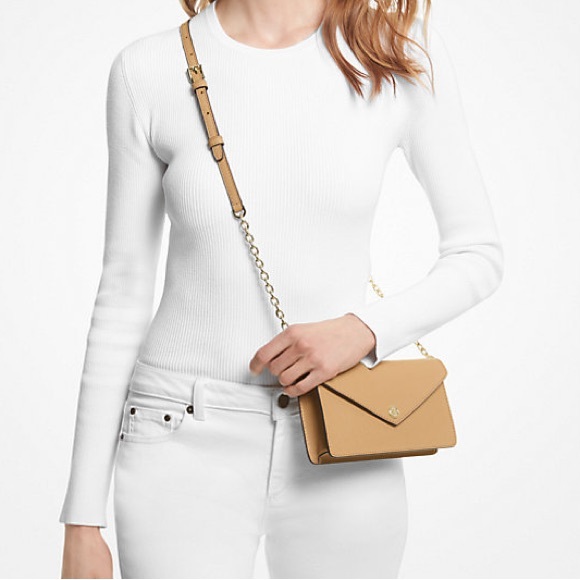 Michael Kors Handbags - Michael Kors Small Saffiano Leather Envelope Crossbody Bag